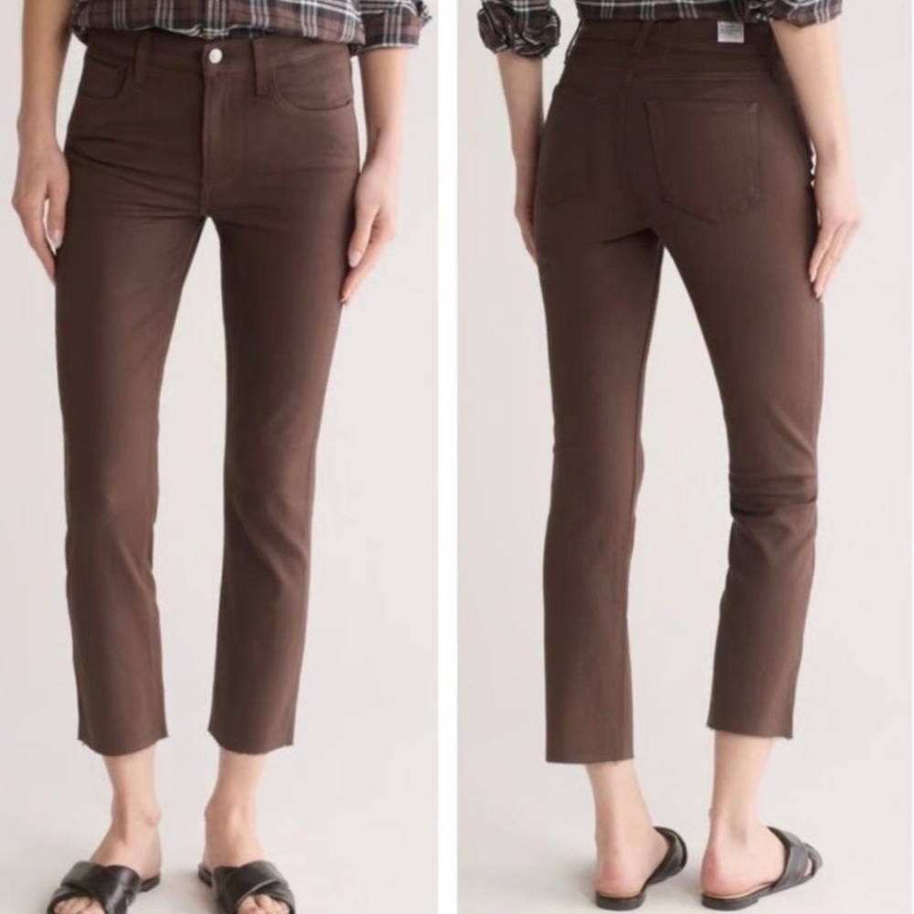 Frank & Eileen CORK D601 Everyday Straight Leg Jeans in Chocolate Brown‎